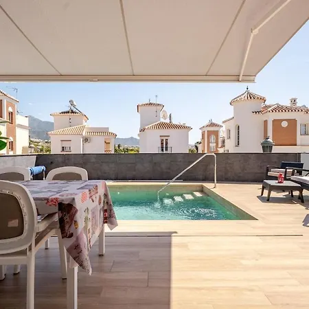 Villa Antonia Mar - Private & Heated Pool - Punta Lara Nerja Exterior photo